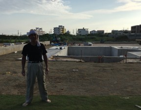 砂川昇健～プールの製作